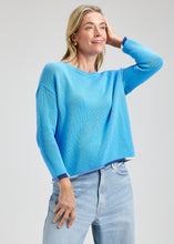 Load image into Gallery viewer, Azure Cotton Knit Sweater