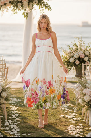 One Dress, Every Occasion: How to Style the Garden Wedding Guest Dress | Pooja Boutique