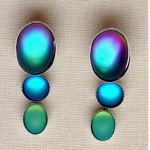 Earrings Green Aqua