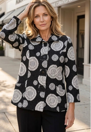Habitat Circles Cotton-Blend Top & Jacket