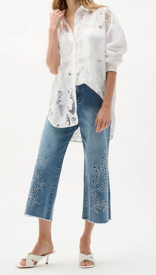 Coastal Grace Lace Top
