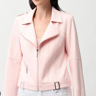 Blush Luxe Moto Jacket