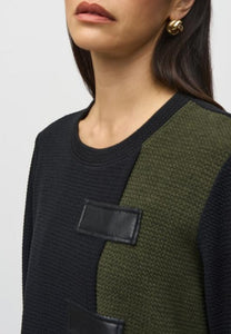 Asymmetrical Color-block Sweater