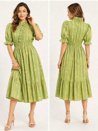 Sage green dress