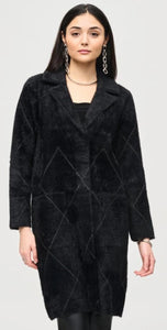 Quilted Collar Coat