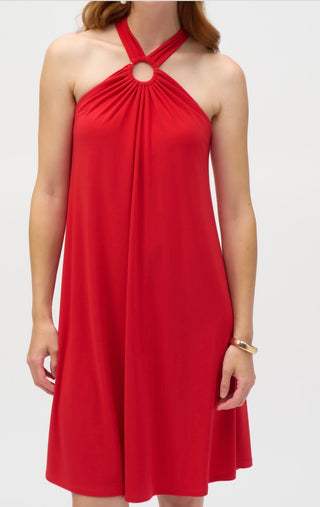 Red Halter Dress
