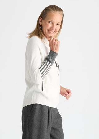 Zaket & Plover Contrast Cuff Sweater