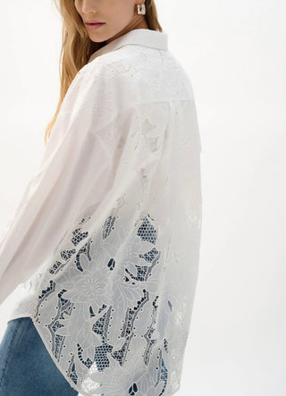 Joseph Ribkoff Coastal Grace Lace Top, second view