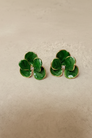 Emerald Bloom Earrings
