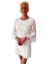 Load image into Gallery viewer, White Appliqué Dress
