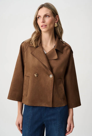 Joseph RibkoffJoseph Ribkoff Faux Suede Cropped Jacket