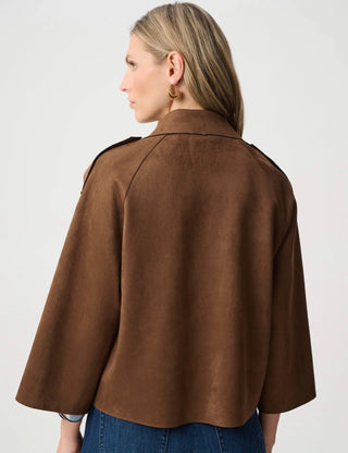 Joseph RibkoffJoseph Ribkoff Faux Suede Cropped Jacket