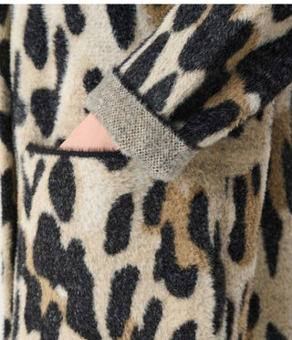 Pooja Boutique Women’s Leopard Print Coat